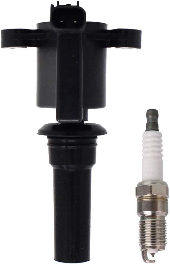 ENA Set of 8 Platinum Spark Plug and 8 Ignition Coil Pack Compatible with Ford 1996 1997 1998 1999 Taurus Sho Sedan 4-Door 3.4L V8 Replacement for UF162 SP432