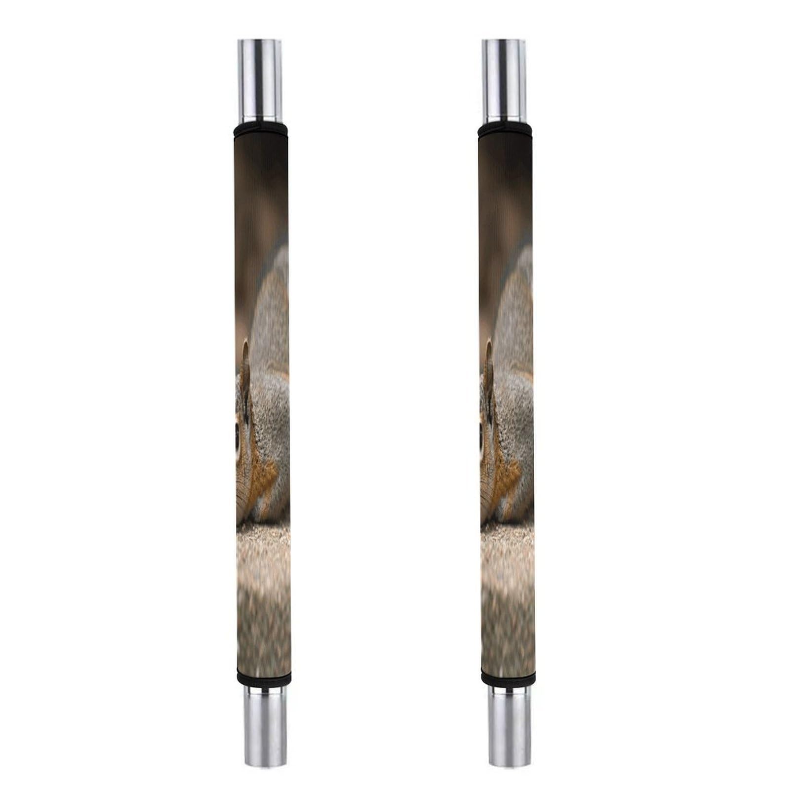 Adfgyerh Style Squirrel Just Laying Refrigerator Door Handle Covers 2 Pcs, Refrigerator Handle Covers Non-Slip Fridge Handle Covers For Oven Microwave Dishwasher Appliance Door Sleeves
