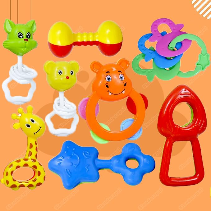 Baby Rattle Toy – Soft & Colorful Rattle for Sensory Development, Safe, Vibrant Rattle for Infant Hand-Eye Coordination, Engaging & Easy-to-Grasp Rattle for Newborns (B0DBZLD2FG) Amazon Price History, Amazon Price Tracker