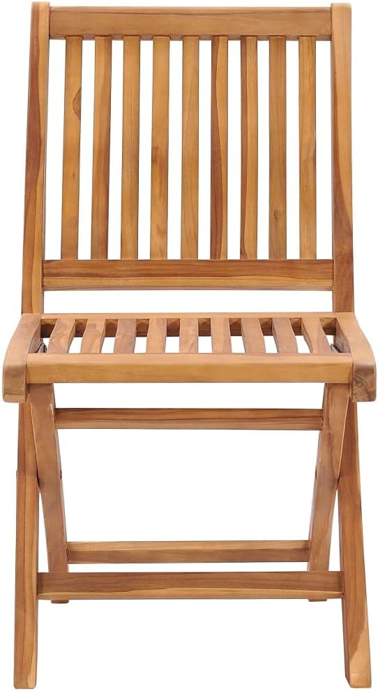 (Fast Shipments) Outdoor Folding Lawn Chairs for Beach, Backyard, Deck, Patio Dining Chairs, Folding Camping Chairs Folding Garden Chairs 2 pcs Solid Teak Wood