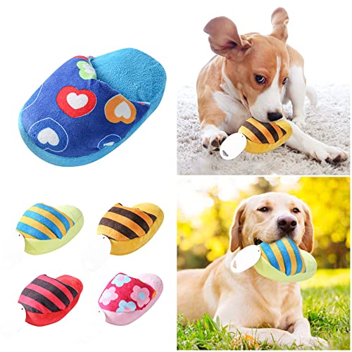 Caritierily Hundespielzeug Kleine Hunde Haustier-Plüsch-Spielzeug-Tierspiel-Quietsch-Spielzeug-Plüsch-Welpen-Spielzeug-Esel-Quietsch-Welpen-Haustierbedarf (Blue, One Size)