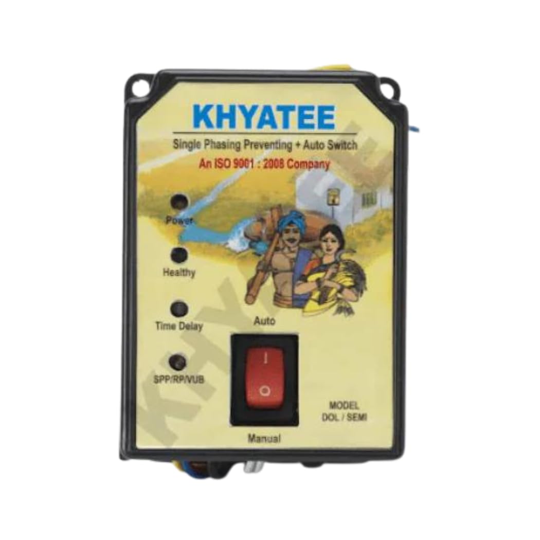 Kamal Agrotech Khyatee Single Phase Preventor with Autoswitch (for 3 phase motors) (B0D9J4SVYD) Amazon Price History, Amazon Price Tracker