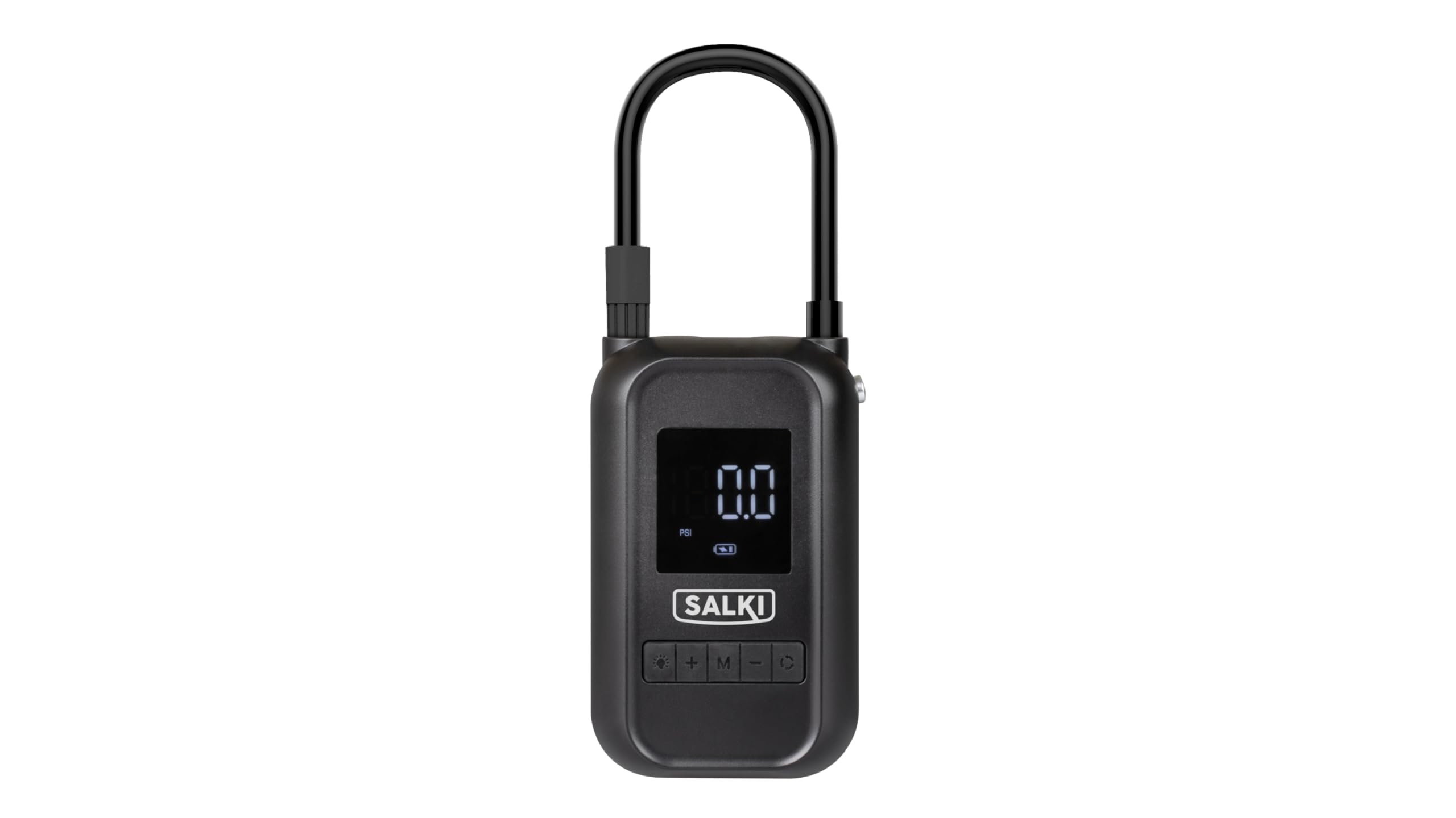 SALKI Quick Pump | Inflador Portátil Compacto de Emergencia - Compresor de Aire para Ruedas de Motocicletas, Bicicletas y Balones Deportivos