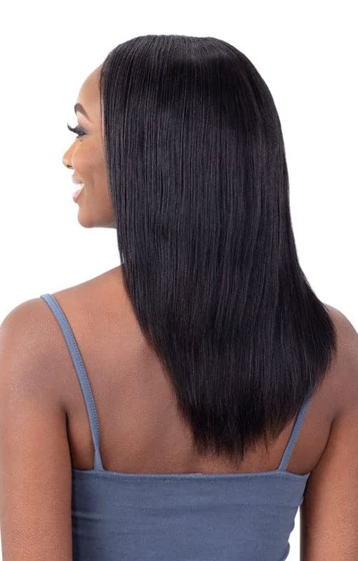 Miniatura 4 de Naked Wig Nature - Peluca de cabello humano 100 % húmedo y ondulado Tru-2-U con parte  TRU LOOSE Deep (Color natural)