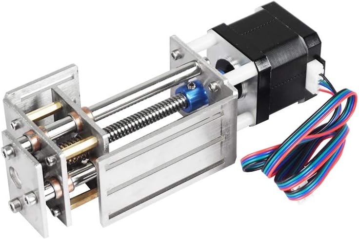 FISTERS CNC Z Axis Slide Table 3 Axis 60mm Milling Linear Motion Long Stage Actuator Stepper Motor