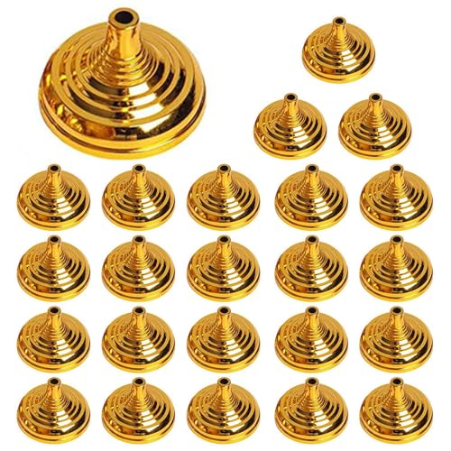 24Pcs Mini Flag Holder Stands, Gold Table Flag Stands, 2.1 x 1.5 In Flag Holders for Office, Desk Centerpiece, Country, Sports Team