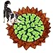 AEITPET Alfombra Olfato Perro Mat Mascotas, Snuffle Mat para Perros Alfombrilla, Juguete de Inteligencia para Perros, Lavables a Máquina, Plegable Aviliable, Alimento Alfombra de Juego