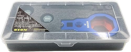 Miniatura 6 de Amortiguador de motocicleta 1.969 in 1.929 in 1.378 in Llave de tapa de horquilla, herramienta de extracción de válvula de compresión de horquilla