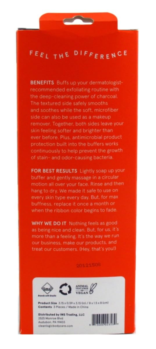 Cleanlogic Clean Logic Detoxify Dual Texture Facial Buffers (Pack of 2)