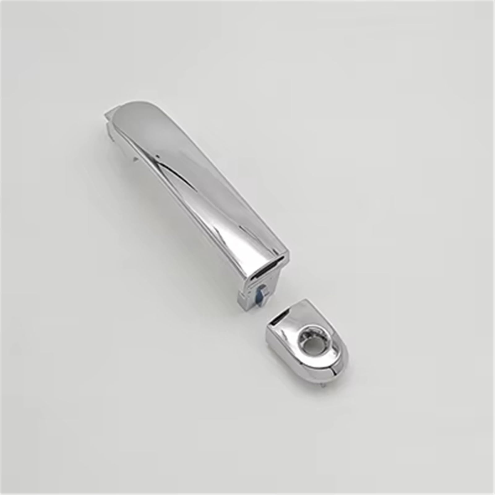 Car Sliding Outer Door Handle for 2005-2010 for Nissan for Tiida for Livina for Versa for Latio Chrome Exterior Door Handle(Front Left)