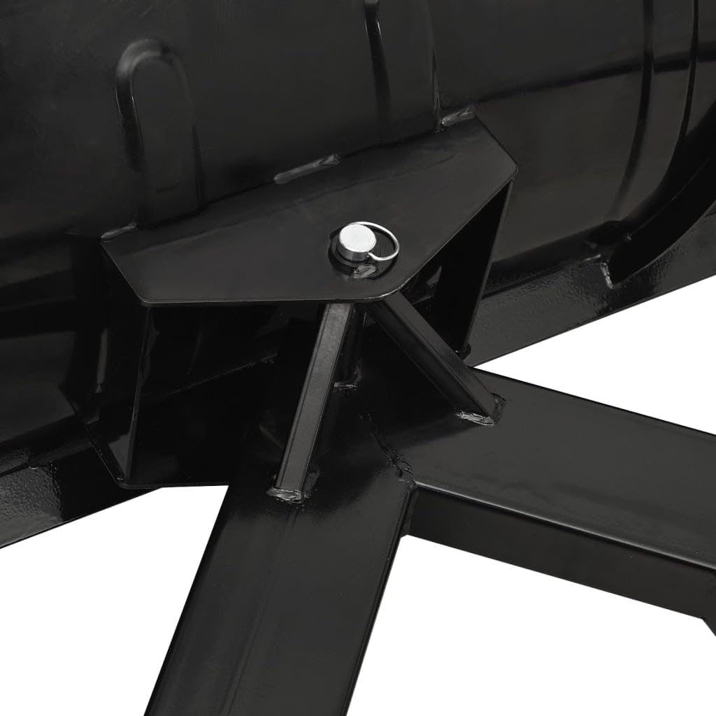 Schneeschild für Gabelstapler 200x48 cm Schwarz, Schneepflug, Schneeschild Rasentraktor, Garten Laubsammler, Auto Schneeschild, Schneeschieber, Schneeschaufel
