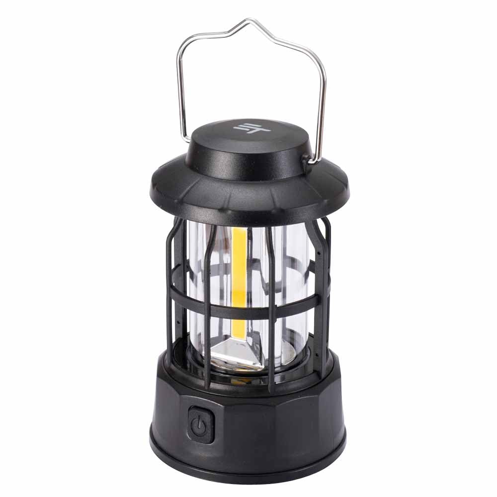 EUROtops Lanterne de camping COB – Lampe LED de camping, à piles & dimmable, pour extérieur & jardin, lampe d'urgence