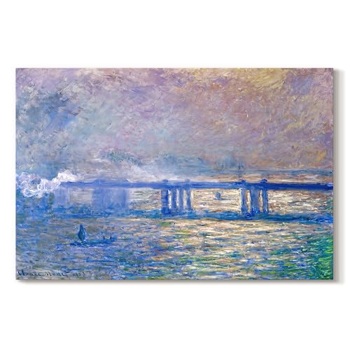 Claude Monet | Charing Cross Bridge | Canvas Wall Art | LT627
