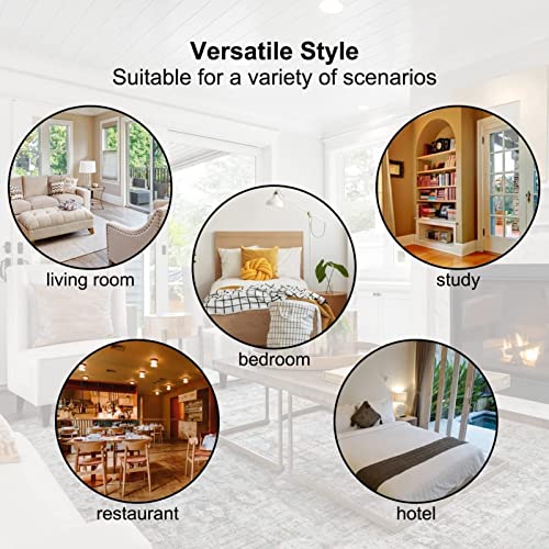 Raumteiler Trennwand Paravent-Raumteiler 4 Paneele, Rustikaler Chinesischer Stil Temporäre Sichtschutzwand Für Ankleidezimmer/ Teehaus/ Schlafsaal, Mit Abnehmbarer Basis ( Color : Style B , Size : 4 P