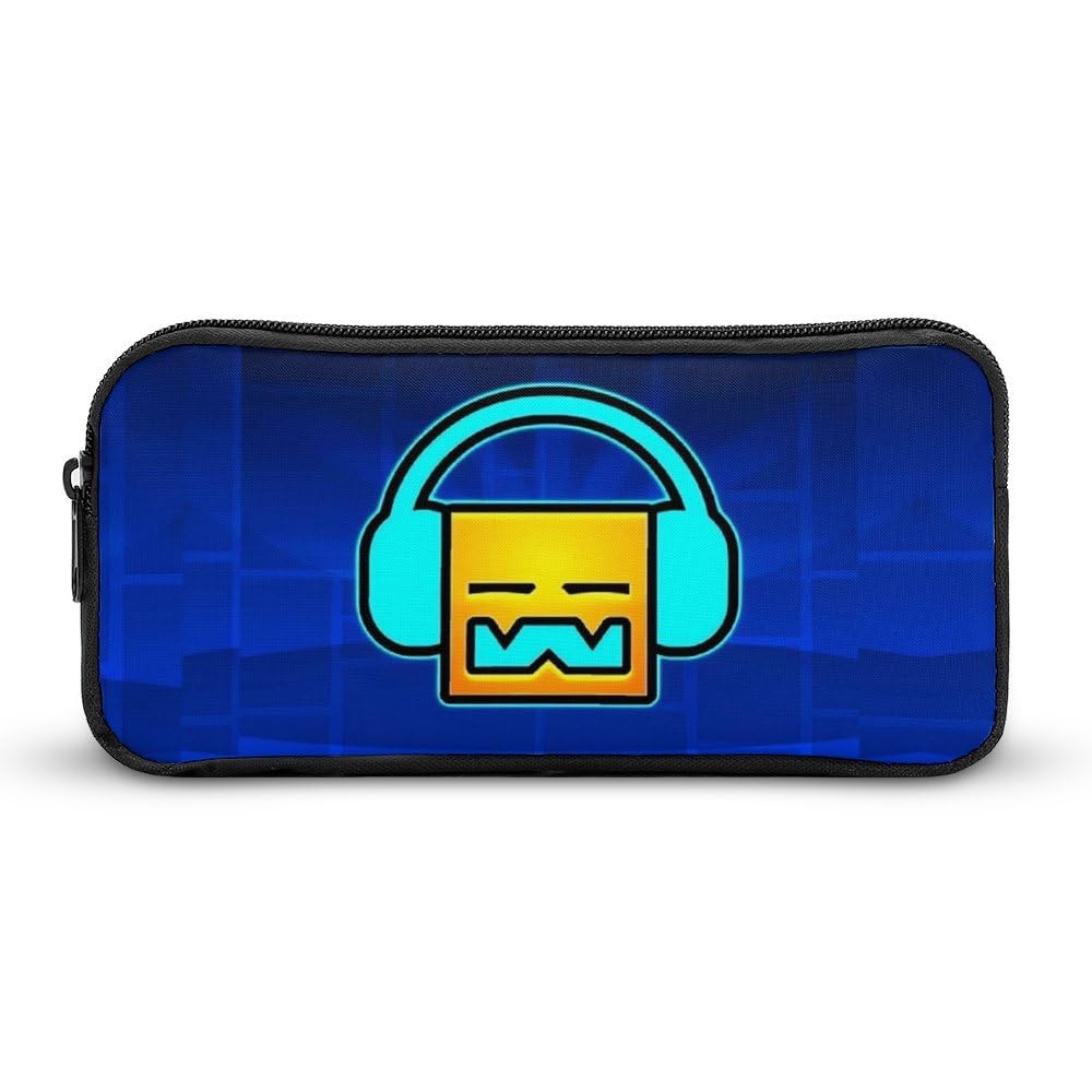 KKARNXOR Geometry Gaming Dash Large Capacity Pencil Case Pen Pouch Organizer Pencil Bag School Supplies for Teen Girls