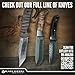 Black Sierra Folding Pocket Knife Building Kit – Custom Hammered Steel Blade, Wood Handle Options, DIY Knife Kit for Men & Women