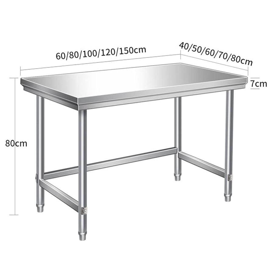 Amazon.co.jp: 業務用ステンレス 作業台 調理台 幅60/80/100/120