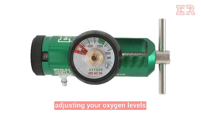 Image of Ever Ready First Aid Oxygen Regulator CGA-870 Gauge Flow Rate with Wrench Key - 0-15LPM (Pack of 5)