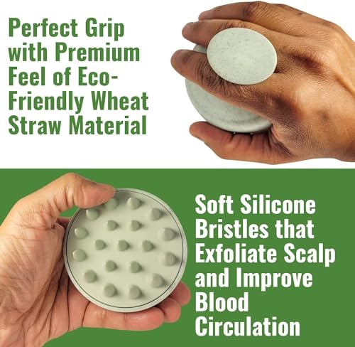 Image of andheld Manual Scalp Massager Silicone Shower Shampoo Brush for Hair Washing, Head, Body, Scalp Shower(Multicolor)