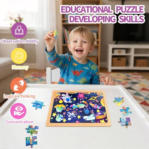 Puzzle Infantil Madera Temática 3 Años miniatura 3