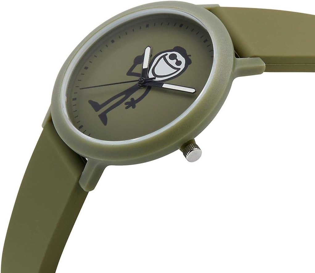 Speidel Life is Good 40mm Watch, Comfortable Silicone Strap, Lightweight Matte Case, Easy to Read Dial with Fun Graphic Designs, Casual Everyday Watch