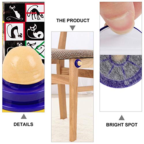 ULTECHNOVO 3Pcs Catnip Bola Doces Gato Lamber Tratar de Açúcar Sabor Atum Gato Lanches Vitamina Wall