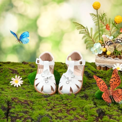 Image of GINFIVE Toddler Girls Sandals Girls Toddler Sandals Little Girls Kids Shoes