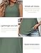 Zeagoo Womens Tank Tops Eyelet Crew Neck Casual Summer Sleeveless Shirts Green Small