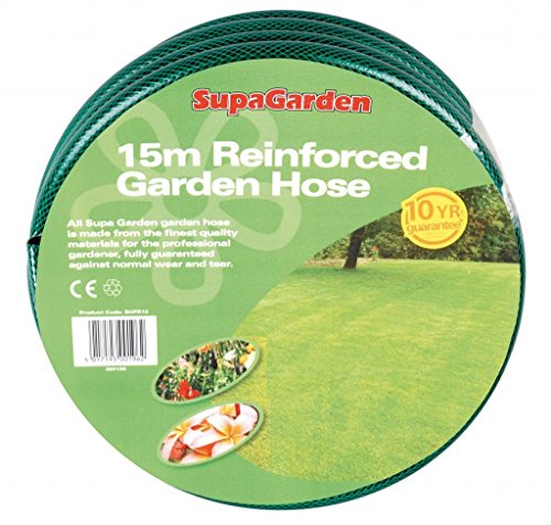 SupaGarden 15m Reinforced Garden Hose Pipe