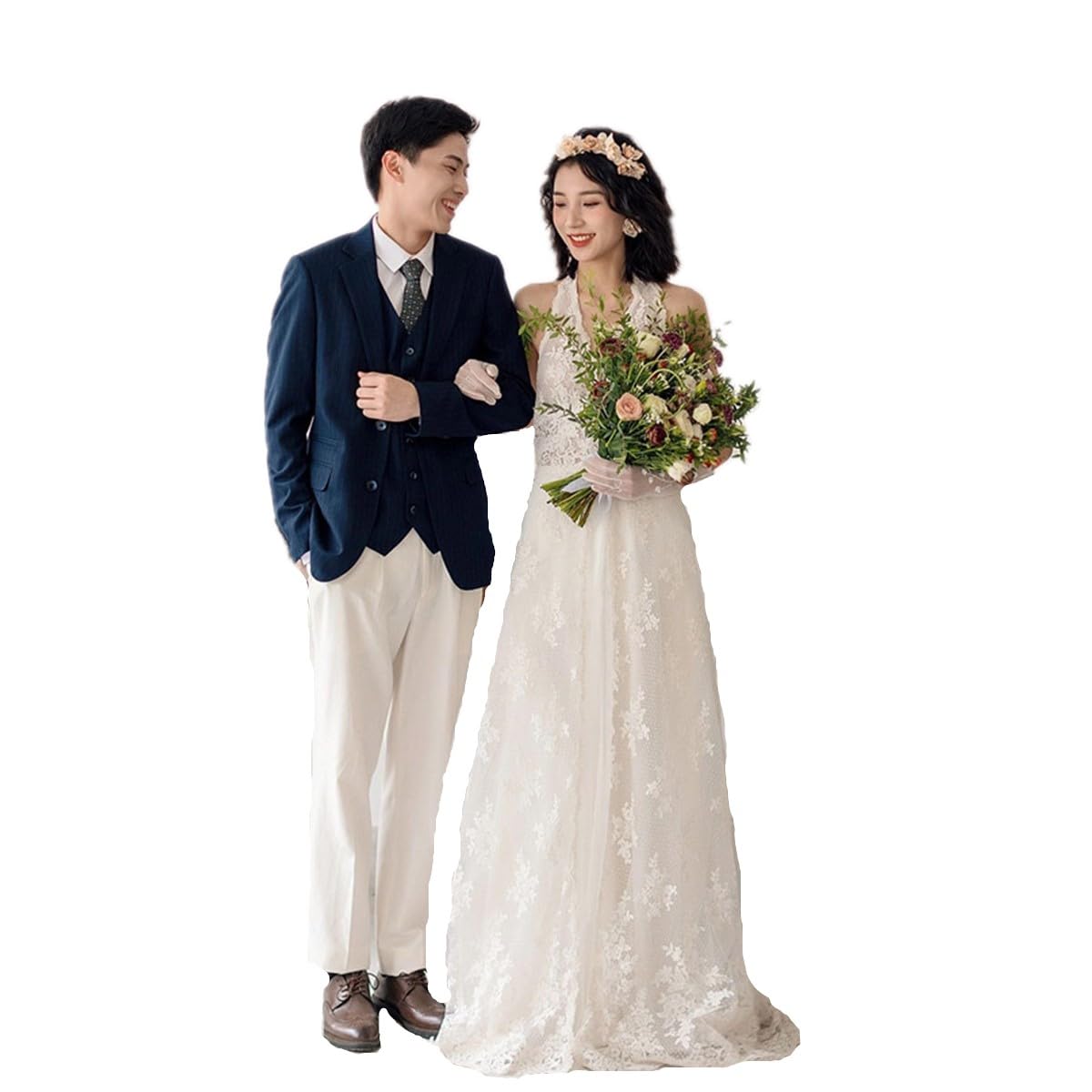 Amazon | [Fiveen] ウェディングドレス 結婚式 二次会 ドレス 海外