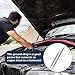 10pcs Universal Automotive Ground Straps, 10/12 inch Engine Ground Strap Kit Braided Copper Ground Straps Automotive Ground Strap Wire Ground Strap Connectors for Most Cars (Silver)
