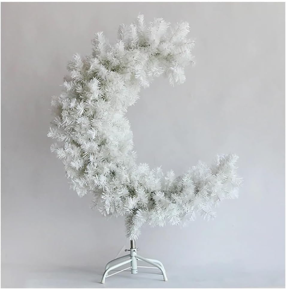 THE GIFT FACTORY"" Eid Moon Tree White with LED Light