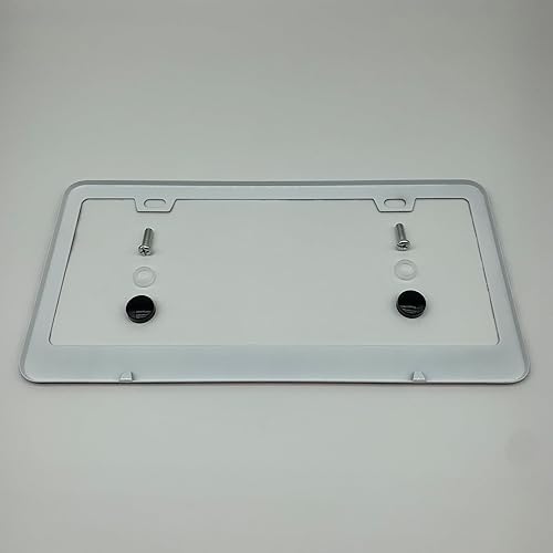 Miniatura 5 de Marco de placa de matrícula con flores tropicales de selva tropical, plantas, animales, cubierta de placa de automóvil con temática hawaiana