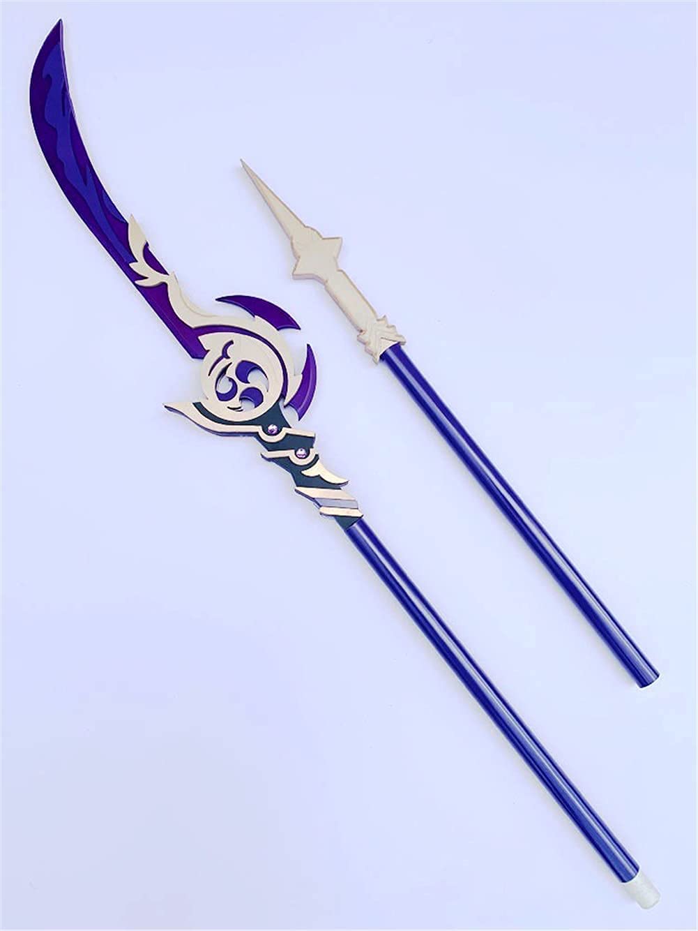 QMJHHW Game Genshin Impact Raiden Shogun Cosplay Spear 180CM PVC Prop