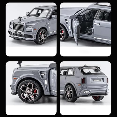 Image of 1:36 Cullinan Toy Car for Kids Collection Diecast Metal Scale Model Car with Light Sound Pull Back Openable Door