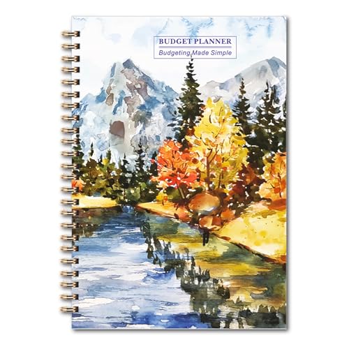 YMWALK Cuaderno de Planificación Semanal Ahorro, Agenda Organizadora A5, Planificador Financiero Mensual sin Fecha para Gestión de Gastos y Control Presupuestario (Pinturas)