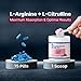 L-ARGININE PRO | 5,500mg L-Arginine Plus L-Citrulline 1,100mg Raspberry Powder Drink Mix Supplement for Increased Nitric Oxide Production