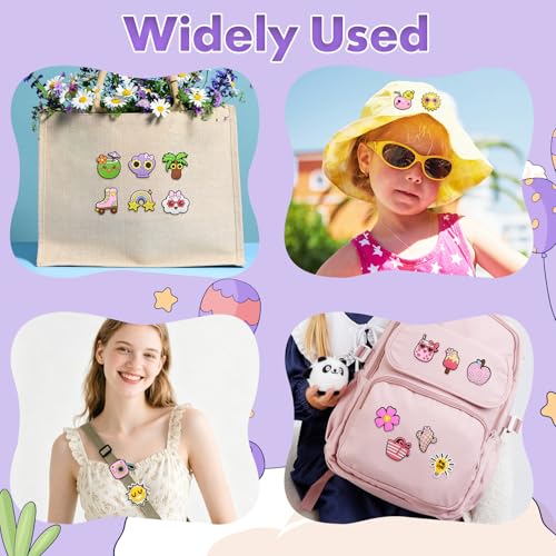 Image of Cute Pins Bulk, Funny Lapel Badge Pins Rubber Brooch Pins for Backpacks, Hats, Bags