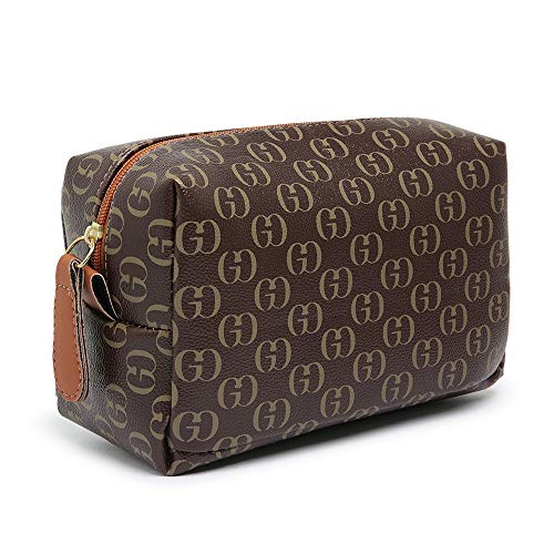 Conjunto Bolsas estampado monogram 3 peças Gouveia Costa (Marrom)