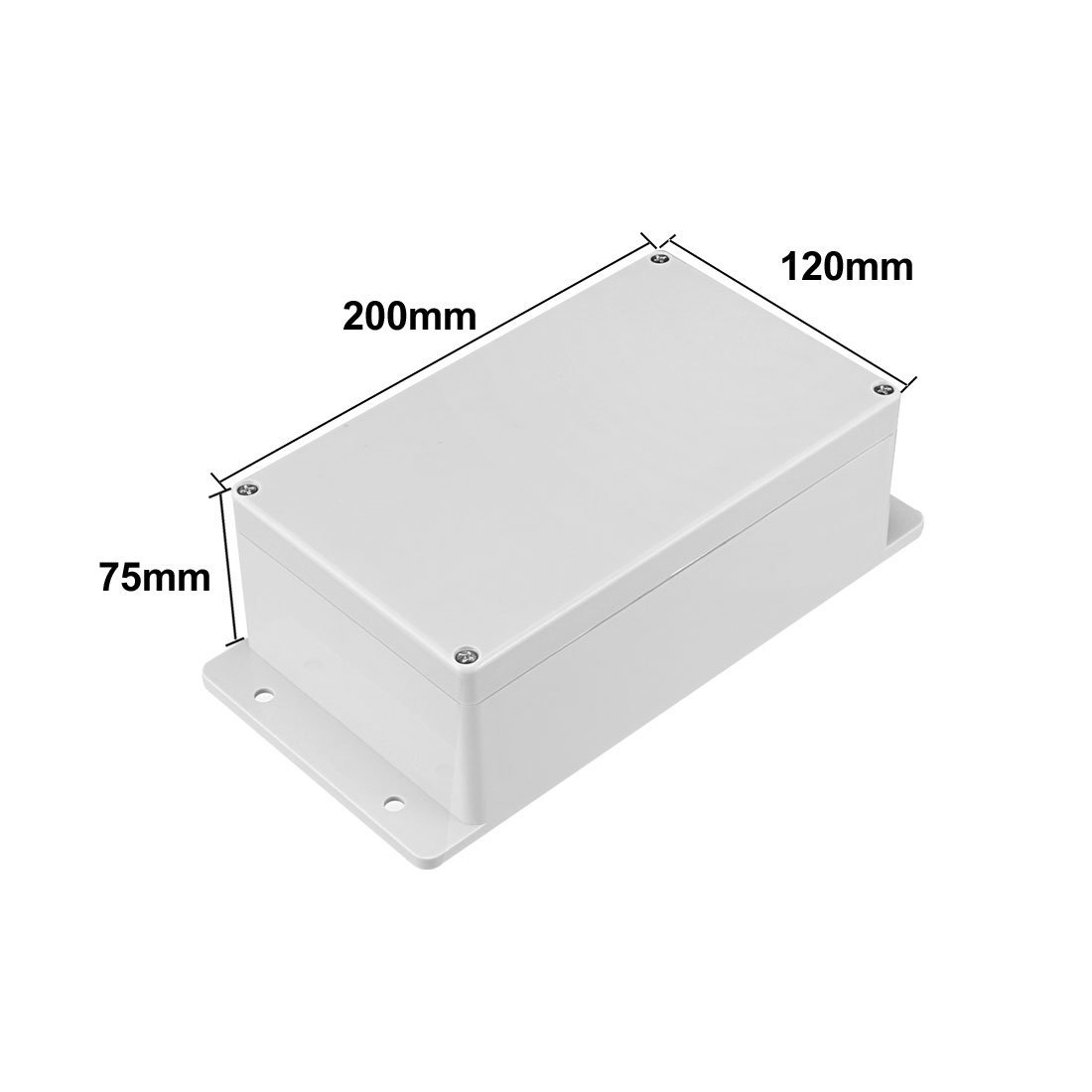 uxcell Junction Project Box Enclosure Case 200x120x75mm IP66