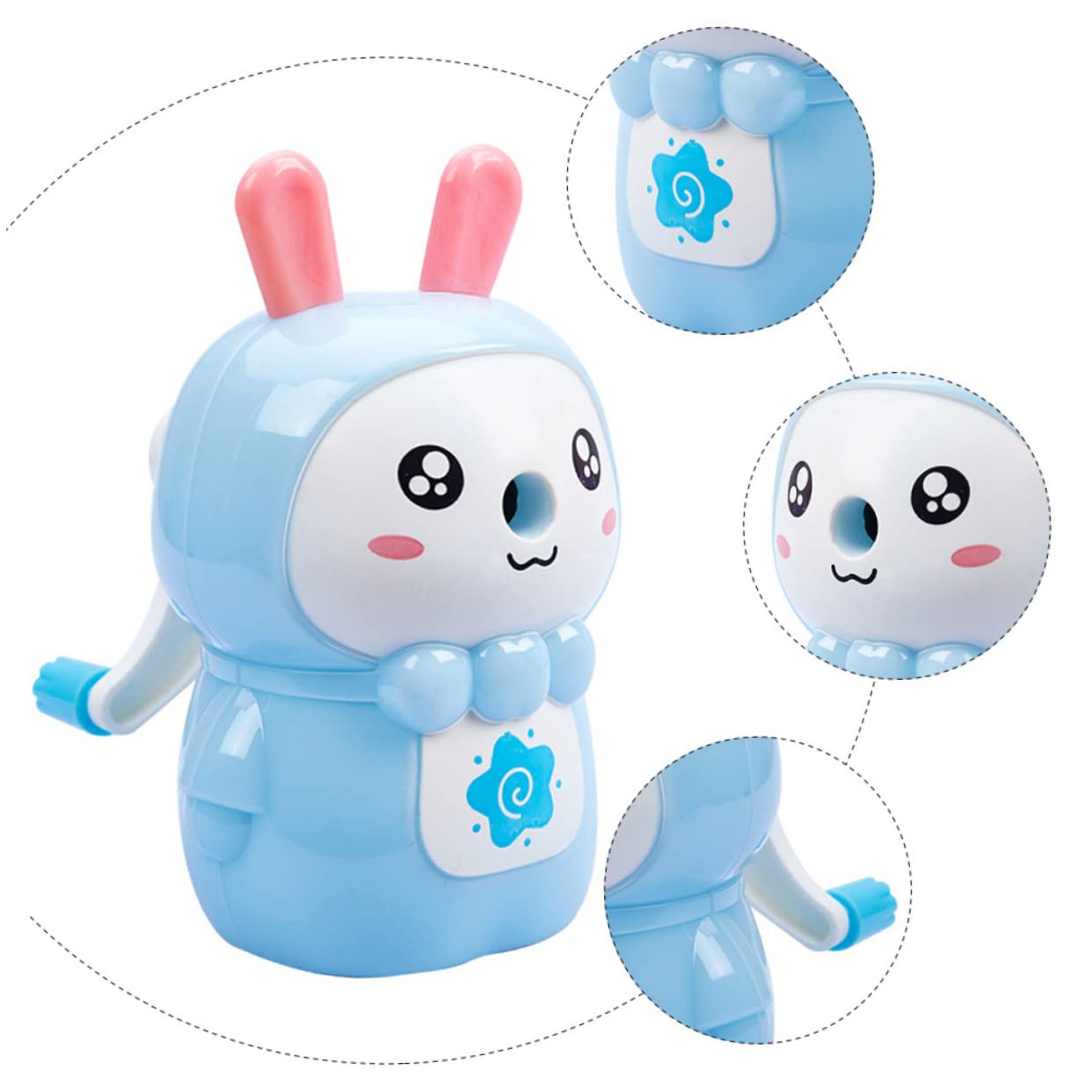 STOBOK 3stücke Lustiger Cartoon Hase Bleistiftspitzer Handbetriebener Anspitzer Für Schüler Niedliches Design Als Oder Belohnung