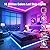 VOLIVO 300ft LED Strip Light Bluetooth, Color Changing LED Strip Lights for Bedroom, Music Sync RGB Lighting with 24Key Remote/APP Control for Home Decoration