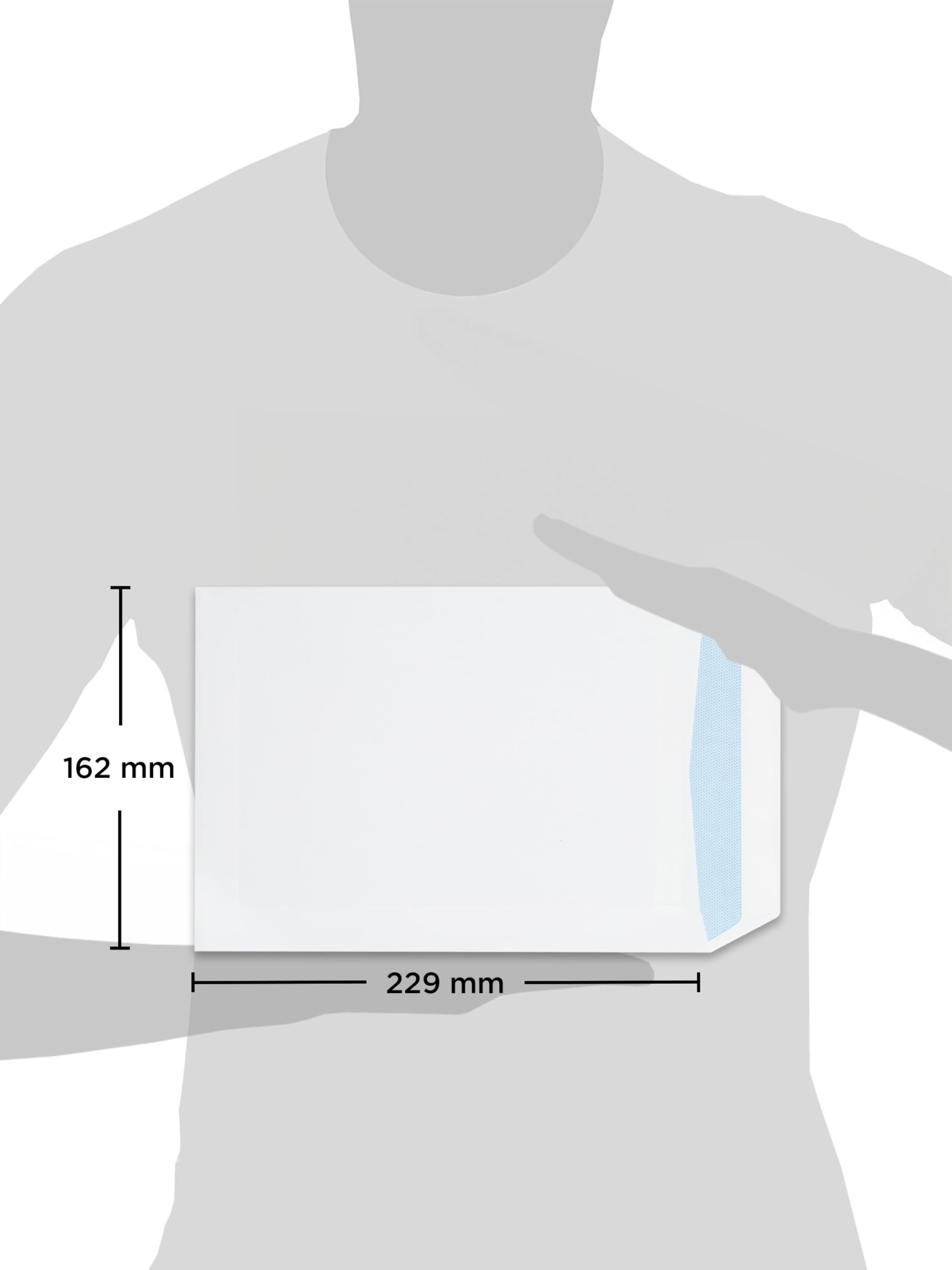 Blake Secure 229 X 162 Mm 125 gsm Kieszeń Odrywane I Zamykane Tr77701 Biały Pakiet 500