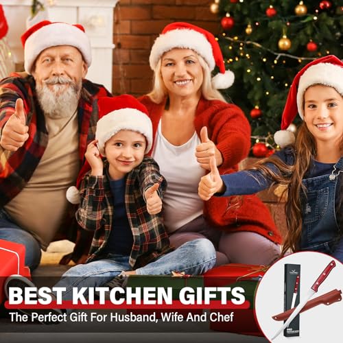 Cuchillo de Filete TAN REN de 24 CM en Acero Inoxidable de Alta Resistencia para Chef 8
