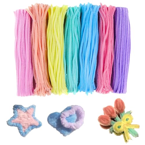Lot De 100 Tiges Chenille De 30 Cm, Cure-Pipes En Peluche Douce