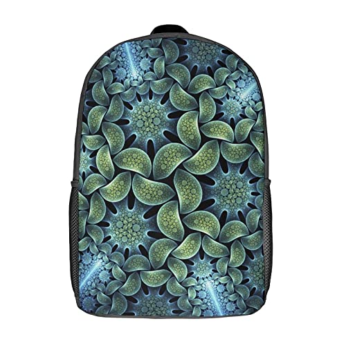 Sac à dos d'école Fractal Classic 17 pouces, sac d'école enfants mode et décontracté