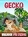 Produktbild Gecko Malbuch Für Kinder: Bleiben Sie Ruhig und Farbe auf Malbuch mit Gecko, Chamäleon, Leguan Eidechsen Design | Für Kinder, Jungen | Gag-Geschenke | White Elephants Geschenke