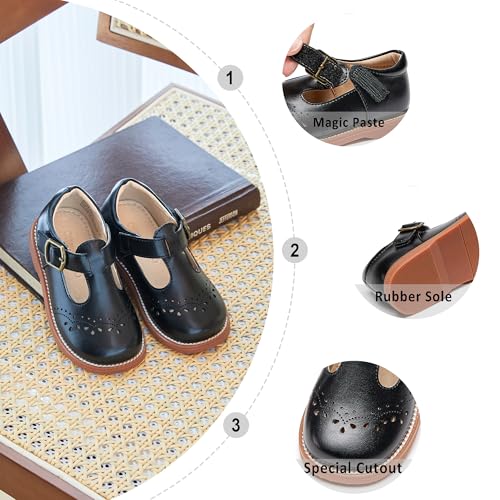 Image of Otter MOMO Toddler /Little Girls Mary Jane Slip-on School Uniform Party Dress Shoes