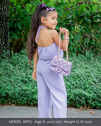 Image of mibasies Kids Purse Toddler Gifts for Little Girls Crossbody Purses Presents, A2 Purple, Medium, Medium