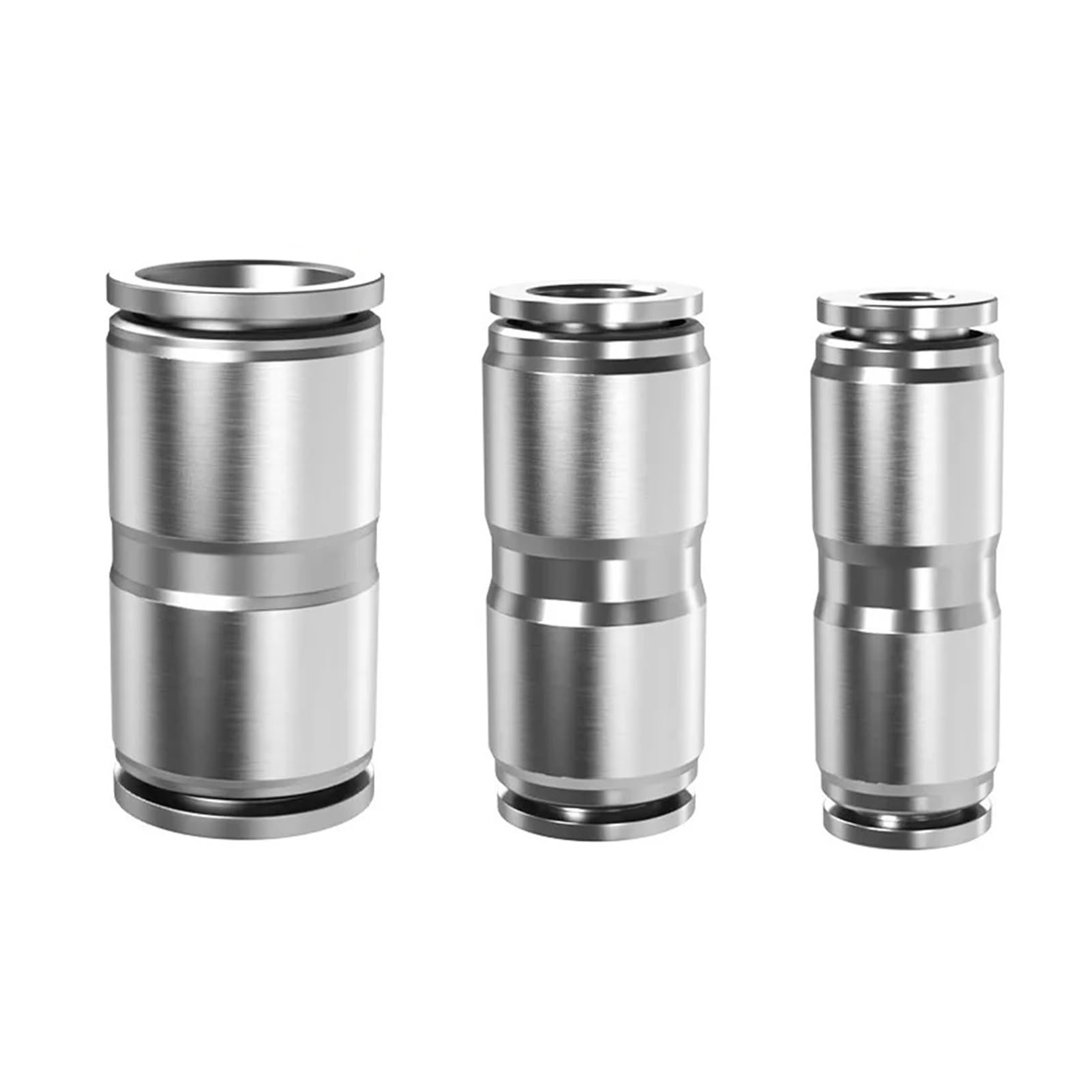 10 pezzi PU PV PE PY 4 6 8 10 12 mm in metallo raccordo rapido pneumatico a pressione raccordo tubo aria in acciaio inossidabile 304(PU-8,10 Pcs)